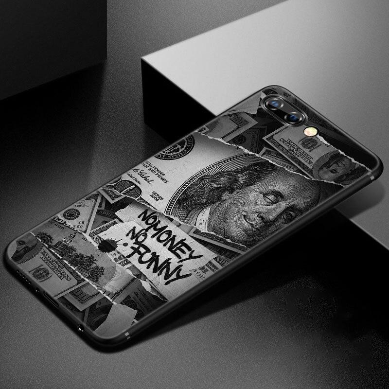 Money Dollars Bill Cash Phone Case For Huawei Honor 7A 8A 9X 20 Pro 8 10X Lite 7S 8C 8S 8X 9A 9C 10i 20i 30i 20E 20S Black Cover
