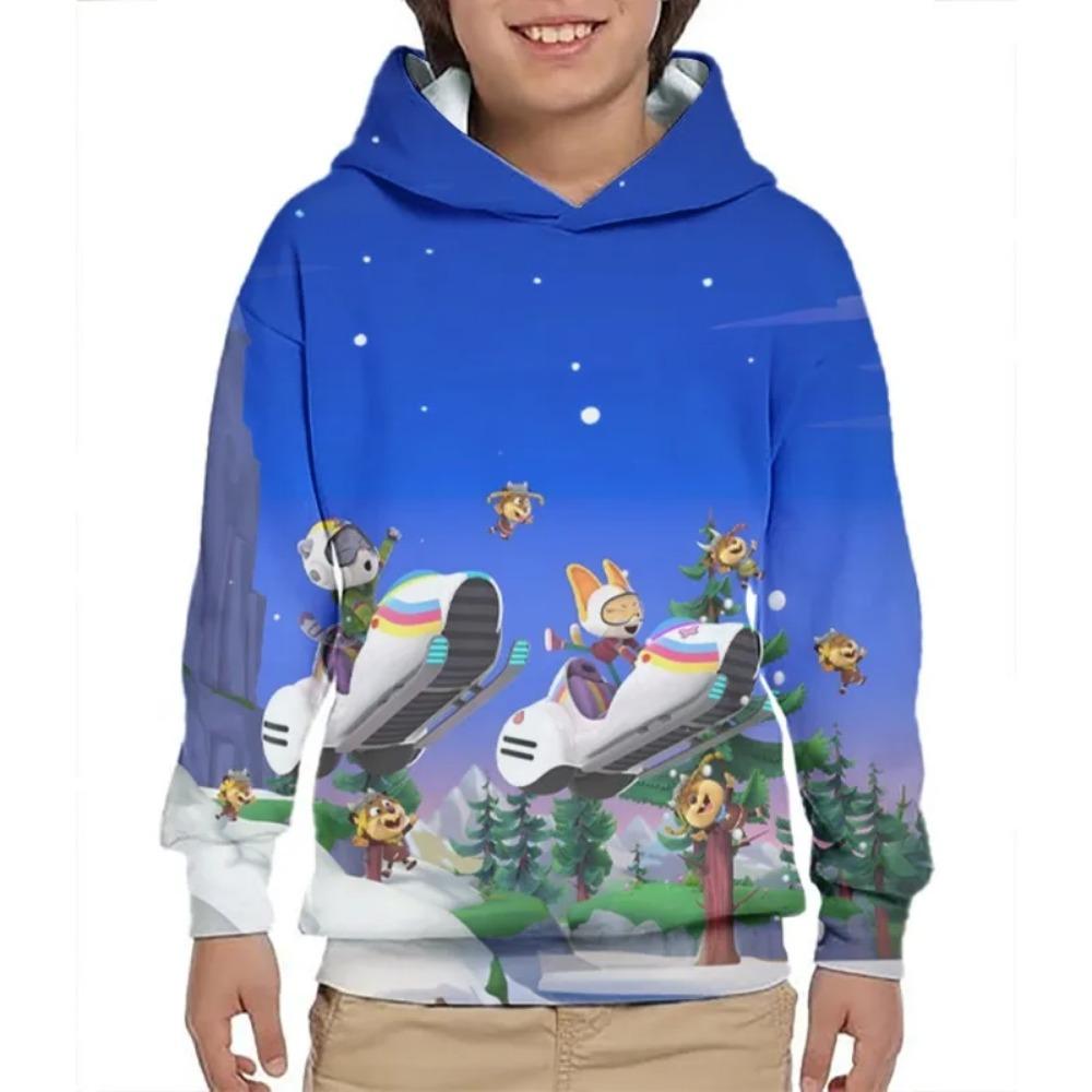 The Creature Cases Children's 3D Print Hoodies High Quality Comfortable Sweatshirts Anime Boys girls 3D TV Graphic Printing Hoody