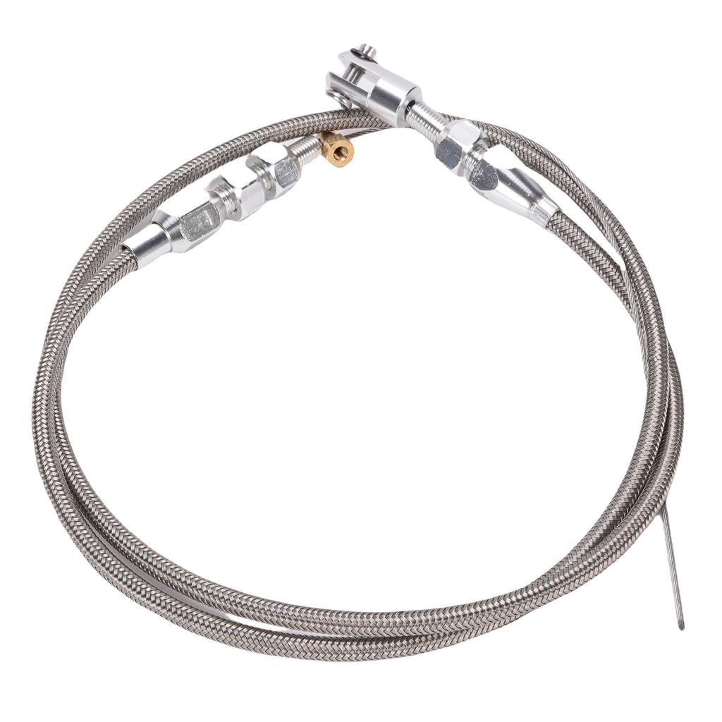 Throttle Cable Stainless Steel Adjustable High Strength Rustproof Universal Fit for Most