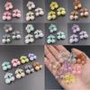 Trendy 3Pcs Colorful Bubble Cute Cherry Loose Beads DIY Pendants For DIY Necklace Earrings Bracelet Pendant Jewelry Making Handmade Material