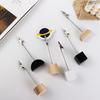 Party Supplies Message Memo Wooden Base Memo Clip Card Holder Photo Paper Clamp Bedside Ornaments