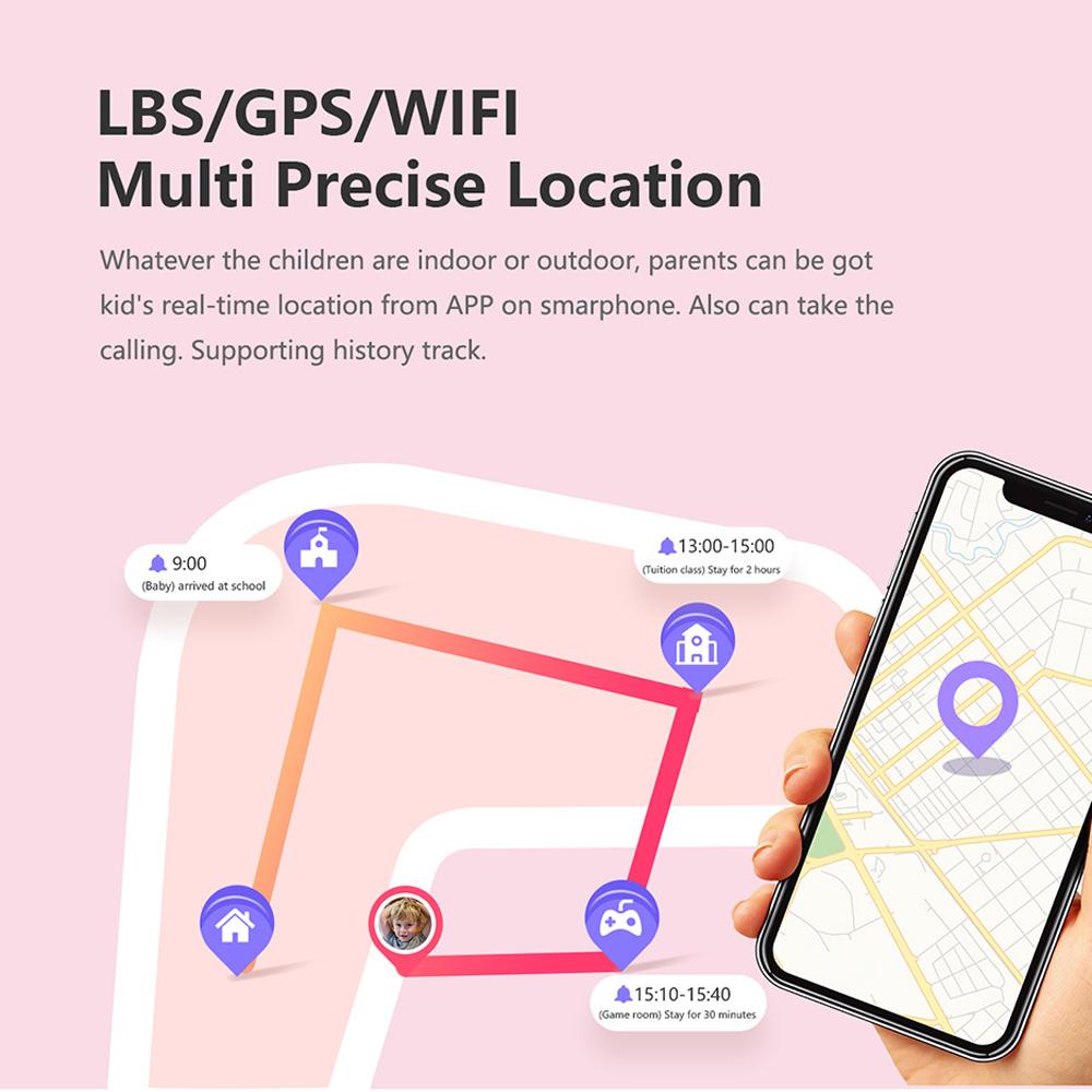 Смарт-часы для детей, 4 г, водонепроницаемые часы, HD, камера голосового вызова, умные часы Sos для детей, GPS-приемник для студентов, ремешок для мальчиков и девочек