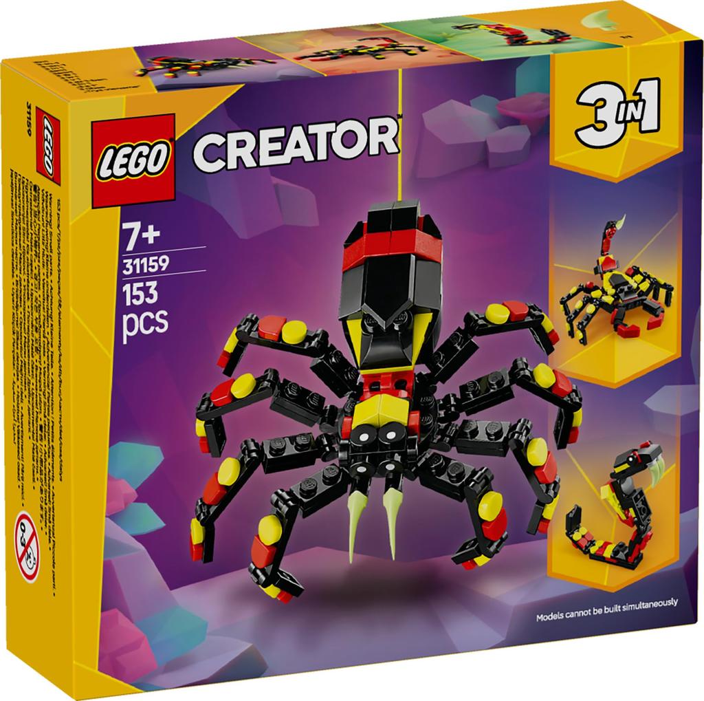 LEGO Создатель Животное: Игрушка-паук подарок на день рождения блок животное существо студент 31159