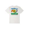 Vans American Vintage Sunflower Pattern Printed Crew Neck Short Sleeve T-Shirt Unisex T-Shirt White VN0A7PL87VJ