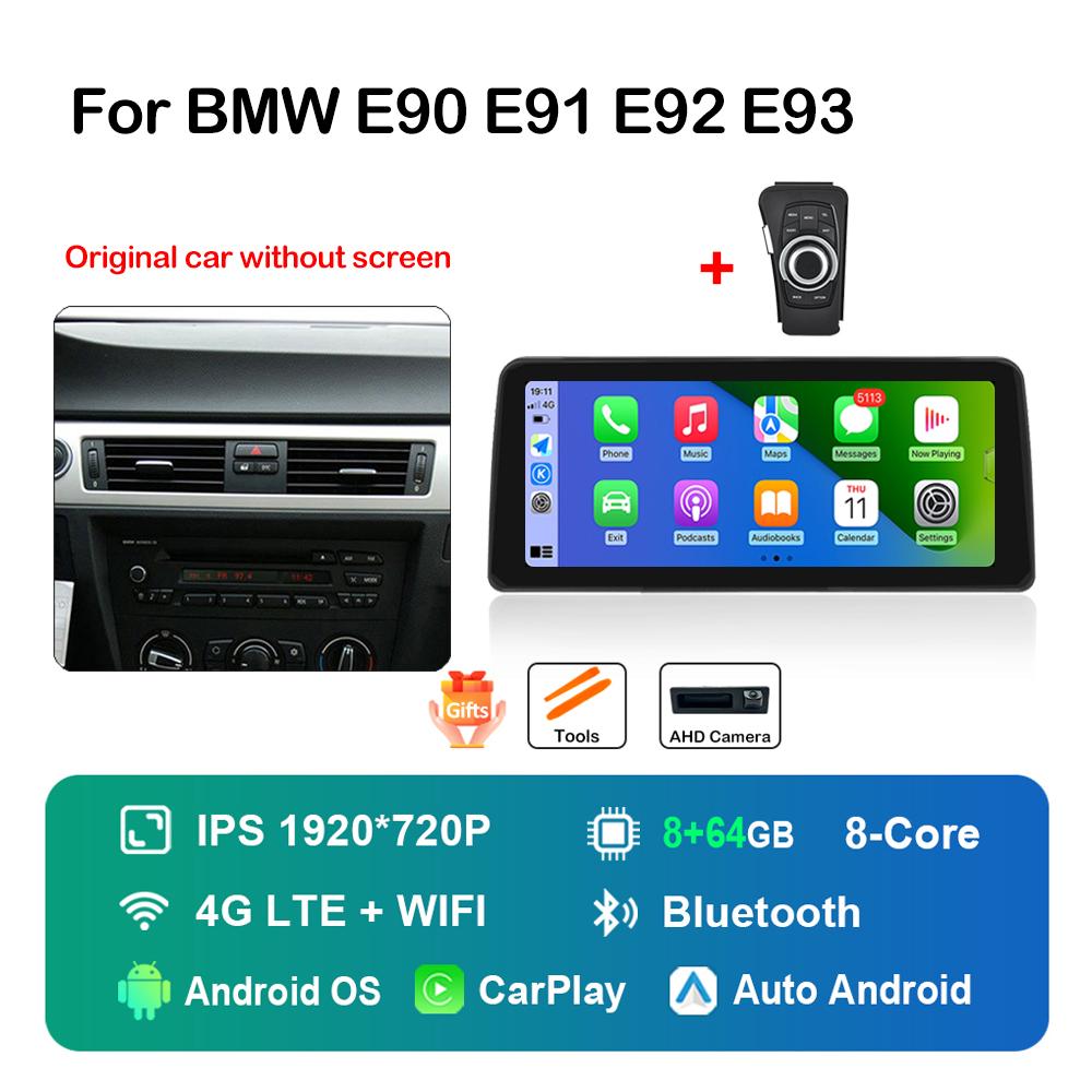 12,3-дюймовый Android автомобильный радио мультимедийный плеер для BMW 3 серии E90 E91 E92 E93 2005 - 2012 GPS HD сенсорный экран DSP стерео