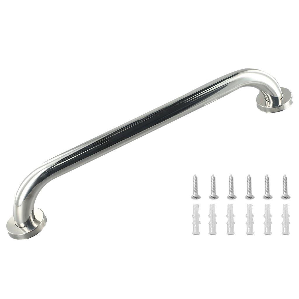 300/400/500mm Shower Grab Bar Grip Bathroom Aid Safety Hand Handle Towel Rail