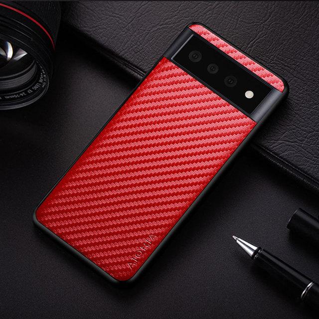 Lightweight Thin Carbon Fiber Case For Google Pixel 7 6 8 Pro 6a 7a Pixel6 Pixel7 Pixel6pro Pixel6a Pixel8 Protective Bag Cover