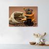 Canvas print, Coffee grinder and beans