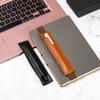 Lightweight Pu Leather Elastic Buckle Pen Bag Pencil Case Pen Clip Pen Holder
