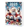 Адвент-календарь «Панда» на 2025 год с 24 украшениями в виде панд, детский праздничный обратный отсчет