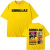 Gorillaz The Mountian New Album 2026 Tour TShirt Men Women Oversized Fashion Gothic Clothes T Shirts O-Neck High Quality T-shirt