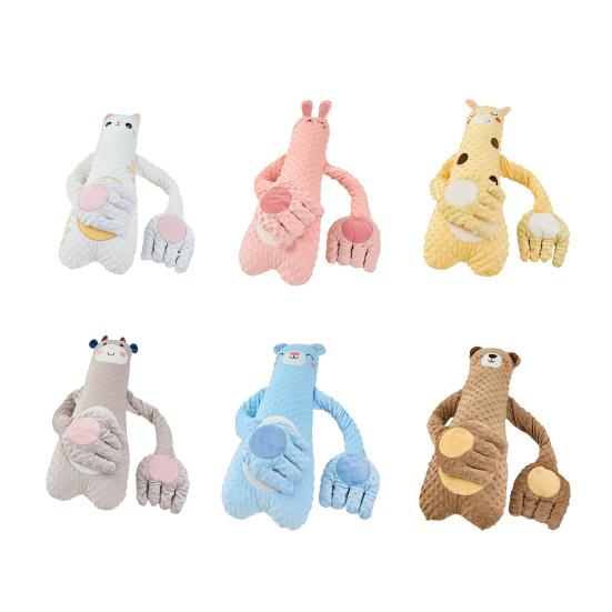 Детская успокаивающая подушка-ладонь для сна, анти-вздрагивание, обнимающая мягкая игрушка с мягким наполнителем с эффектом памяти, способствует самостоятельному засыпанию, игрушка