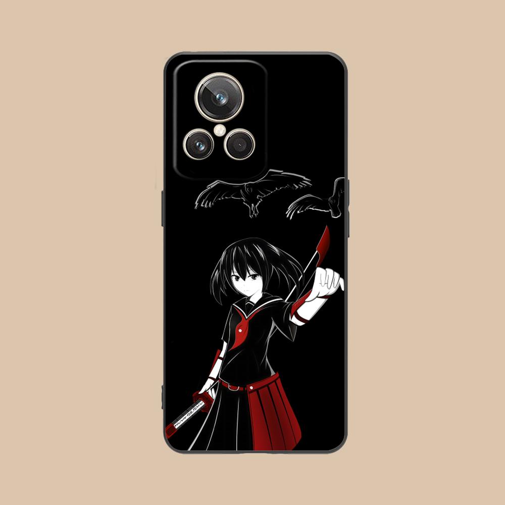 Akame Kurome Matte TPU Mobile Phone Case for Realme GT 8 Neo Pro C75 73 71 C67 65 C55 53 C35 31 C20 15 Colorful Cover