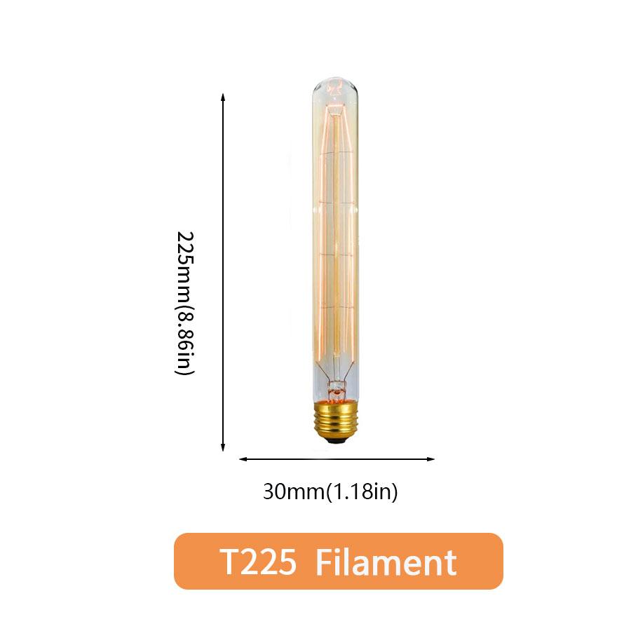 Reteo Edison Light Bulb 220V 110V E27/E26 A19 ST64 40W Vintage Filament Light Bulb Edison Lamp For Home Vintage Edison Lamp