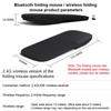Bluetooth 2.4G Wireless Folding Mouse 4.0 Mute Is Suitable For Microsoft Computer Light 4 Generation Touch Wireless