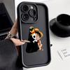 LZ28 One Piece Luffy Gear 5 Silicone Phone Case for iPhone 11 13 14 15 16 Pro Max 7 8 16 Plus 12 Mini XS Max XR Shockproof Back Cover