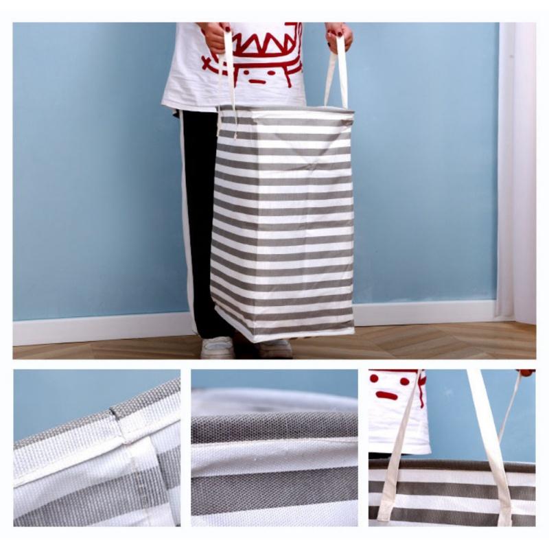 75/100 л Большая складная корзина для белья Водонепроницаемая корзина для грязной одежды с ручкой Складная сумка для хранения одежды и мелочей