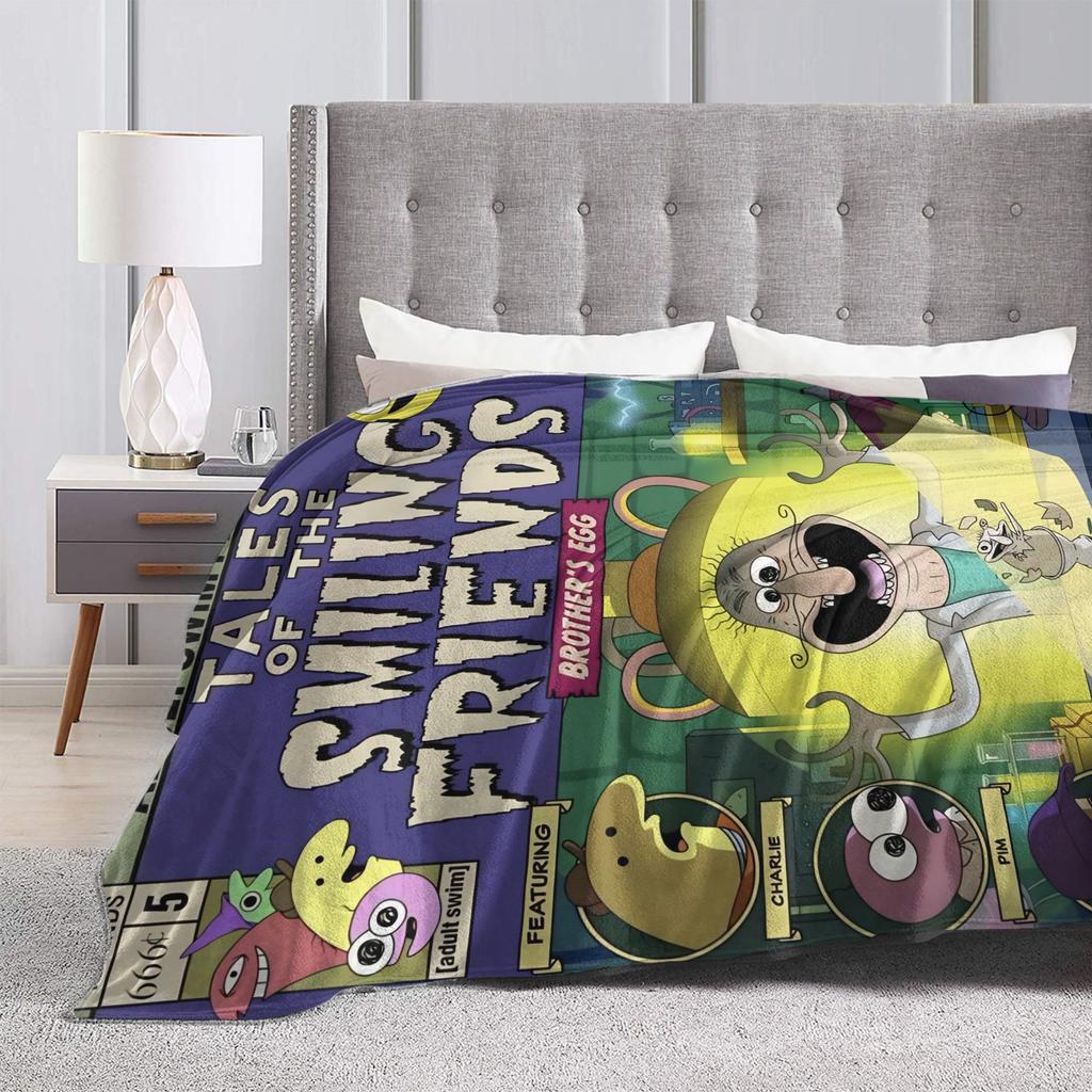 Smiling Friend Games Blankets Quality Warm Soft  Throw Blanket Winter Airplane Travel Couch Chair Sofa Bed Funny Bedspread