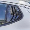 For KIA Optima K5 2011-2015 Car Rear Louver Window Side Shutter Cover Trim Sticker Vent Scoop ABS Carbon Fiber Accessories Auto