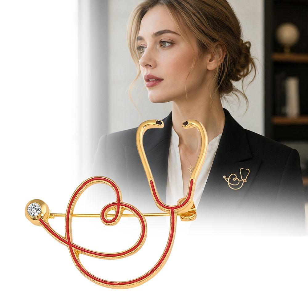 Alloy Decorative Brooch Lightweight Clothing Pin New Heart Brooch Theme