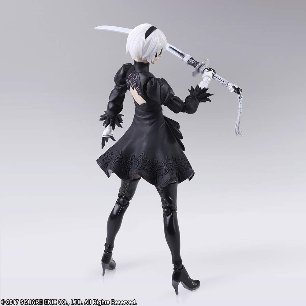 Automata Bring Arts YoRHa 2 Type B Version PVC Painted Movable Figure NieR No. 2.0