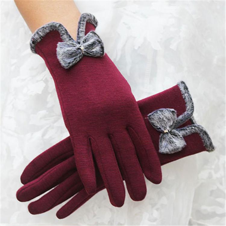 Женские модные зимние теплые перчатки на все пальцы, лыжные ветрозащитные перчатки