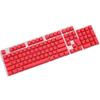 106 Keys Keycap Keyboard PBT Solid Color Backlight Key Caps Replacement Keycap for Mechanical Keyboard