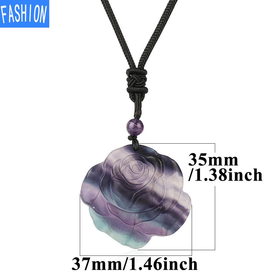 Ожерелье с подвеской в ​​форме лисы из полудрагоценного камня в виде животного