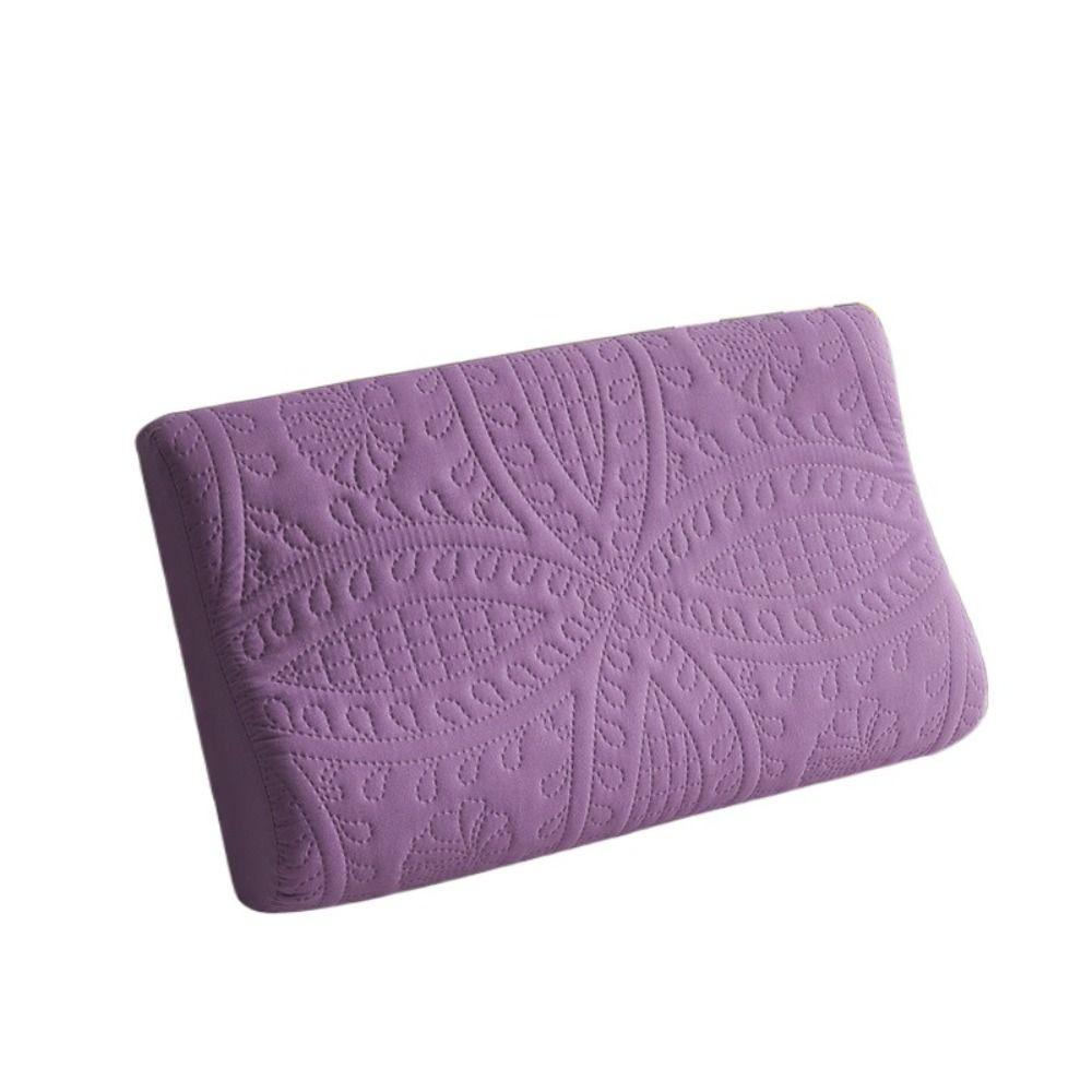 Soft Latex Pillowcase Waterproof Pillow Cover Comfortable Foam Pillow Case Household