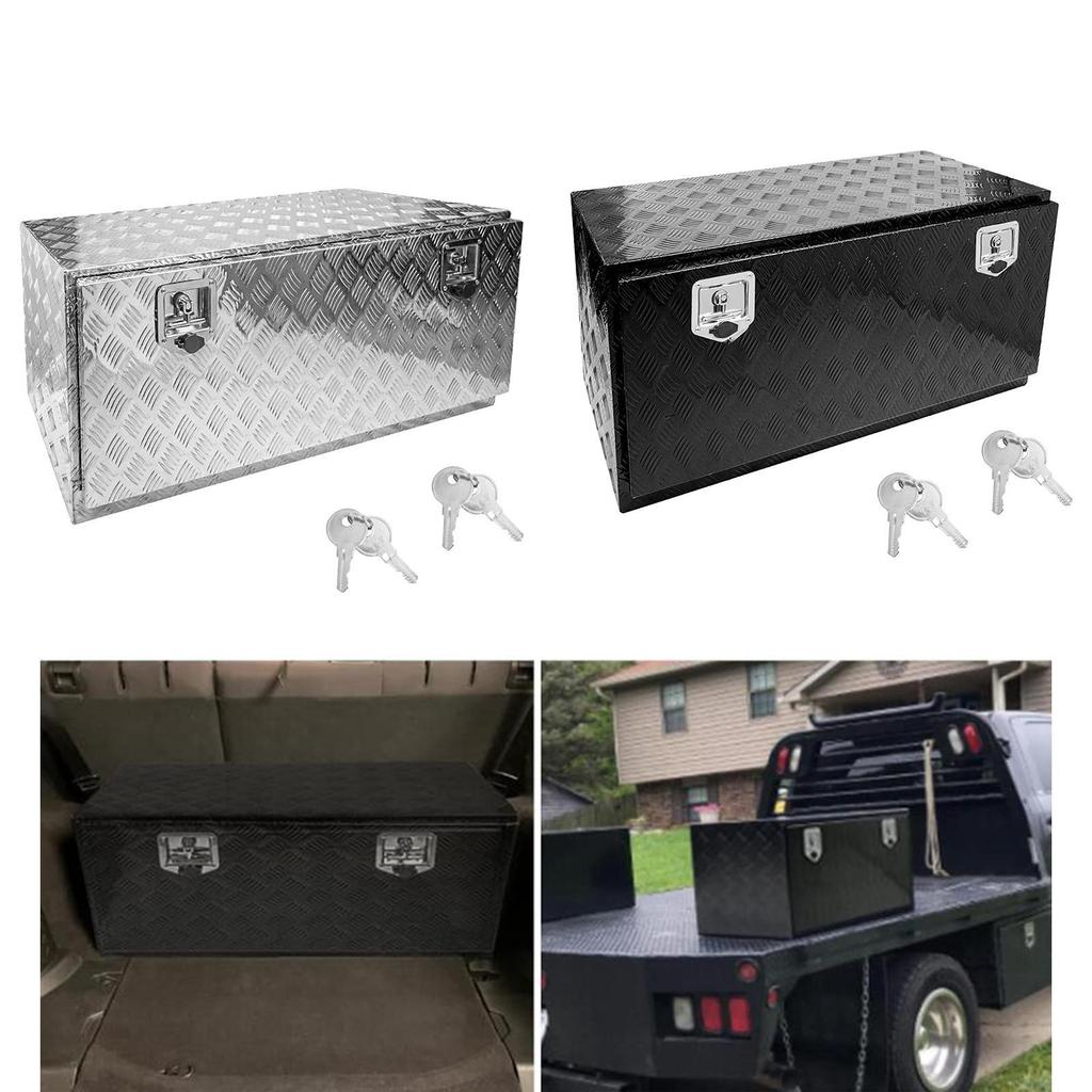 Прицепной ящик для инструментов Подкузовное хранение Гаражный кейс Садоводство Ящик для инструментов в кузов грузовика