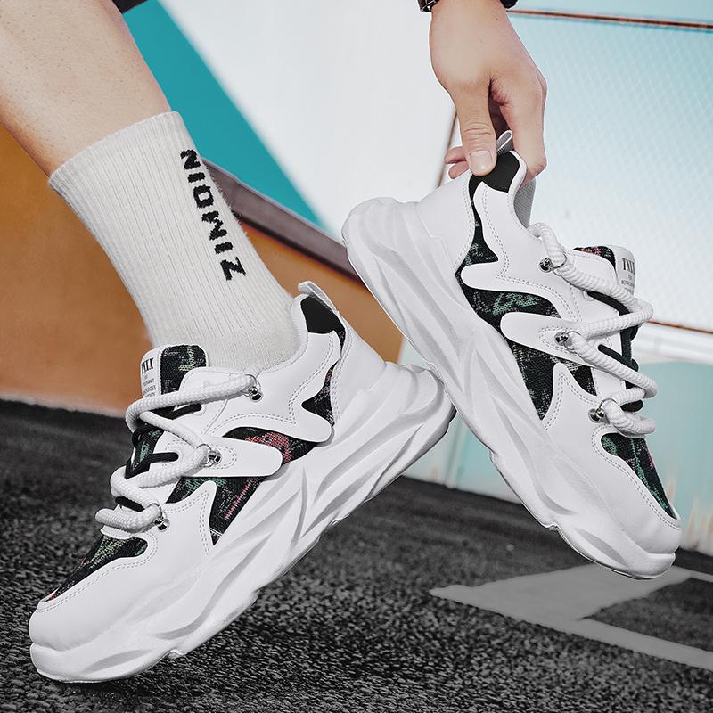 Мужская обувь Повседневная обувь Кроссовки Летние Скейтборд Уличные Платформа Бег Спорт Дизайнерские Роскошные Деловые Модные Кожаные Теннисные