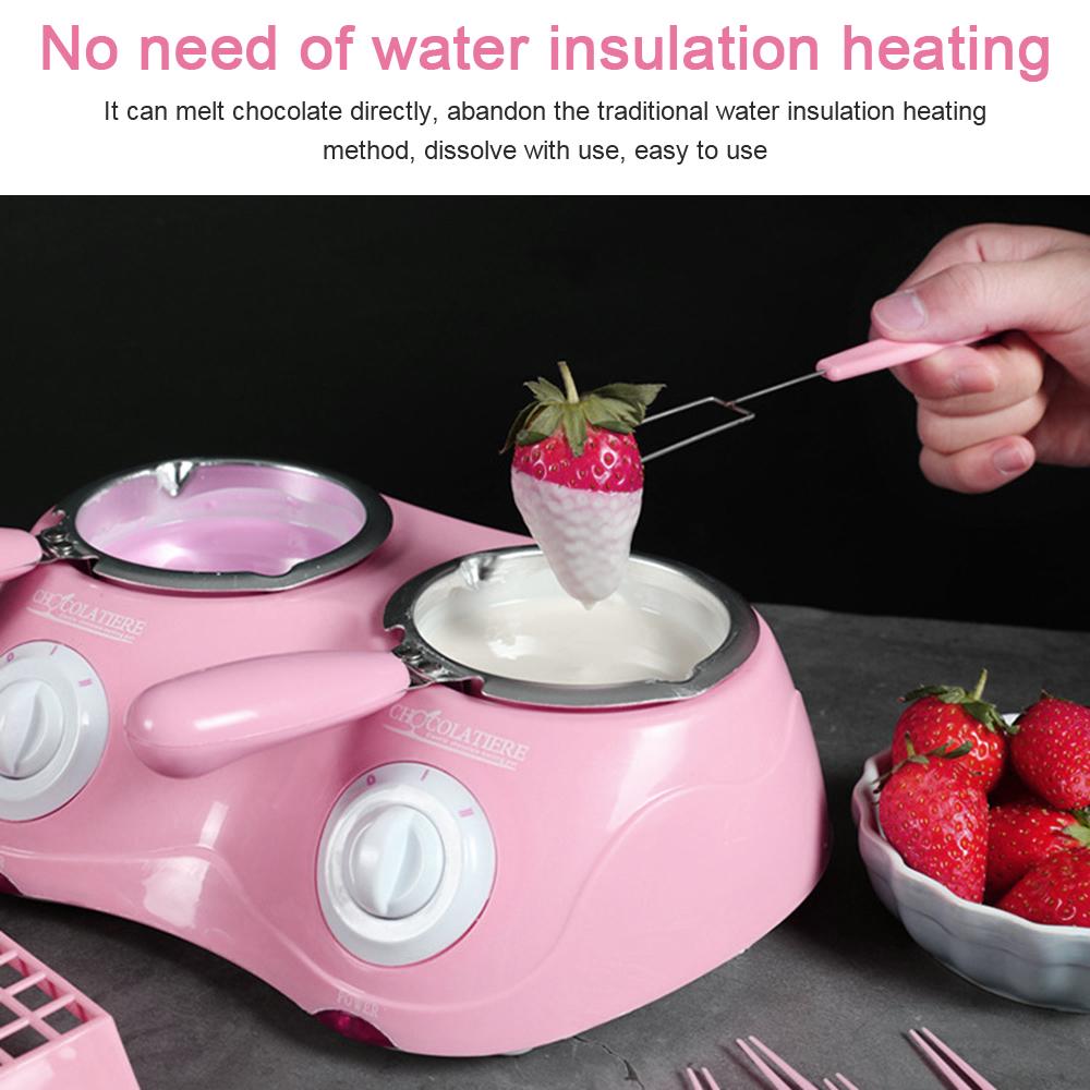 Kitchen Tool Heating Candy Wax Electric Chocolate Melting Pot with Mold DIY Scented Candle Soap Butter