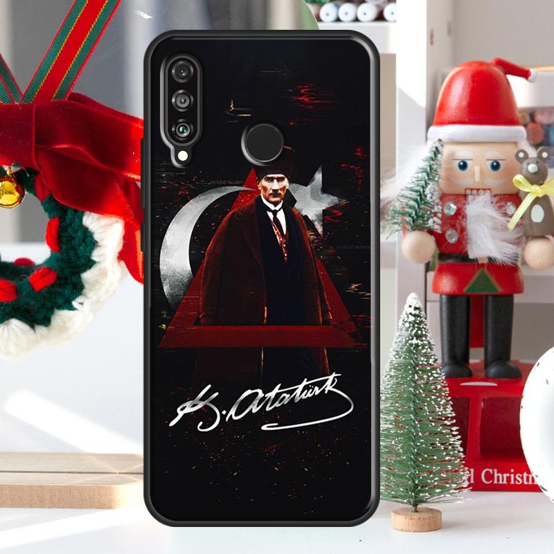 Турция Мустафа Кемаль Ататюрк Чехол Для Huawei P30 Lite P40 P50 P20 Pro P Smart 2021 Nova 5T Nova 9 Honor X9 X8 X7 50