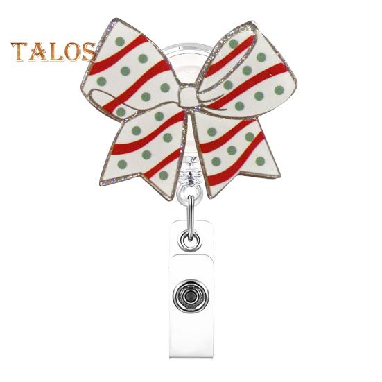 Катушка-бейдж для удостоверения личности, вращающийся на 360 градусов зажим, сверкающий нескользящий выдвижной держатель для бейджа, зажим для врача, медсестры, медицинского персонала, офиса