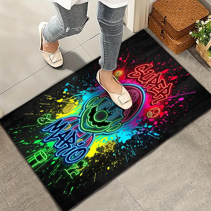 Super Mario Carpet Rug For Living Room Bedroom Home Sofa Decoration Kids Play Nonslip Floor Mat