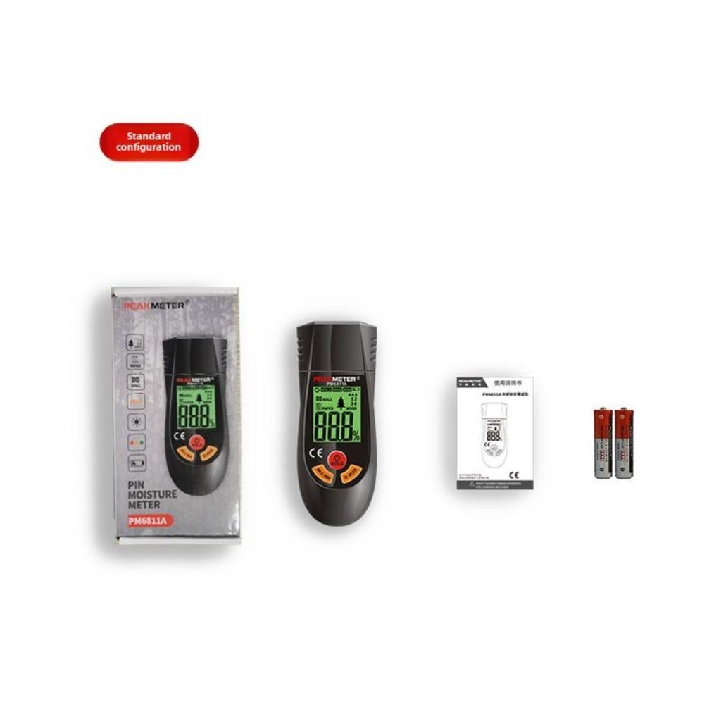 Высокоточный измеритель влажности древесины, цифровой тестер влажности, портативный детектор воды, профессиональный датчик влажности с ЖК-дисплеем