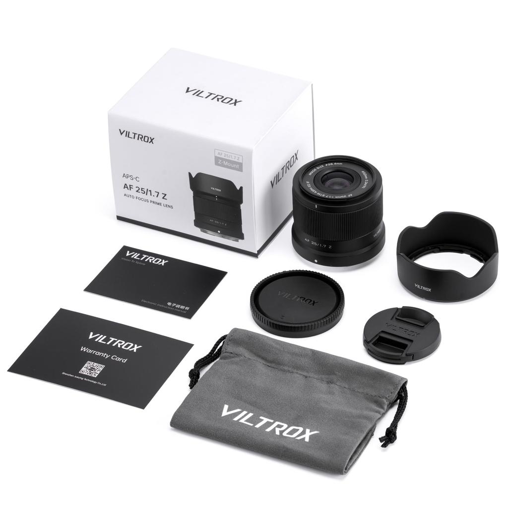 VILTROX AF 25mm Z Mount Compact and Large Aperture Compatible with Nikon Z Mount Mirrorless Including the Z6 II Z7 Z50 and ZFC F1.7 Lens, Lightweight,