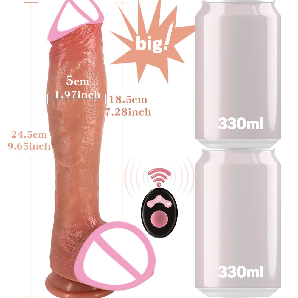 Ultra Realistic Dildo Vibrator Flesh Lifelike Dildo Realistic Skin Texture Thick Liquid Silicone with Powerful Suction Cup Begin