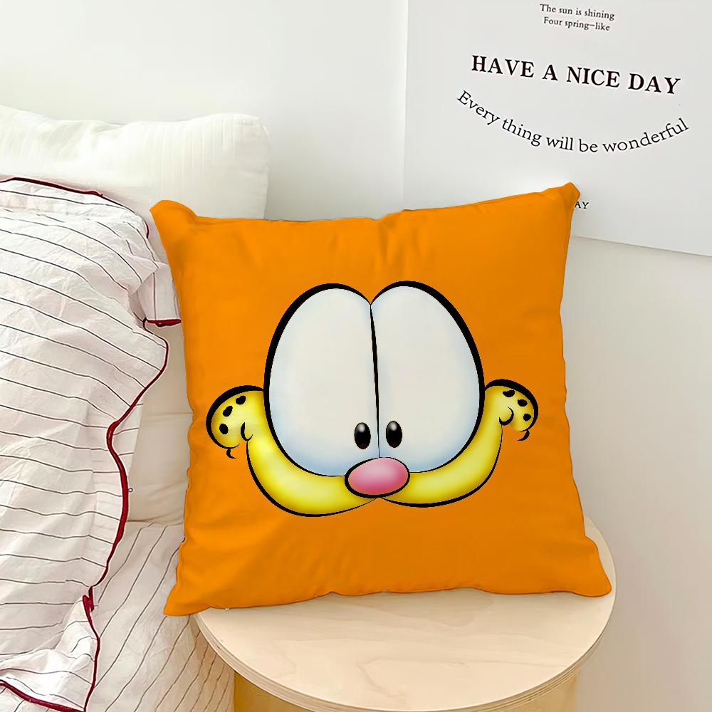 The Cushion Cover Comfortable Soft Pillow Case For Sofa Cute Living Room Home G-Garfields Cartoon Office Decor Protective Covers