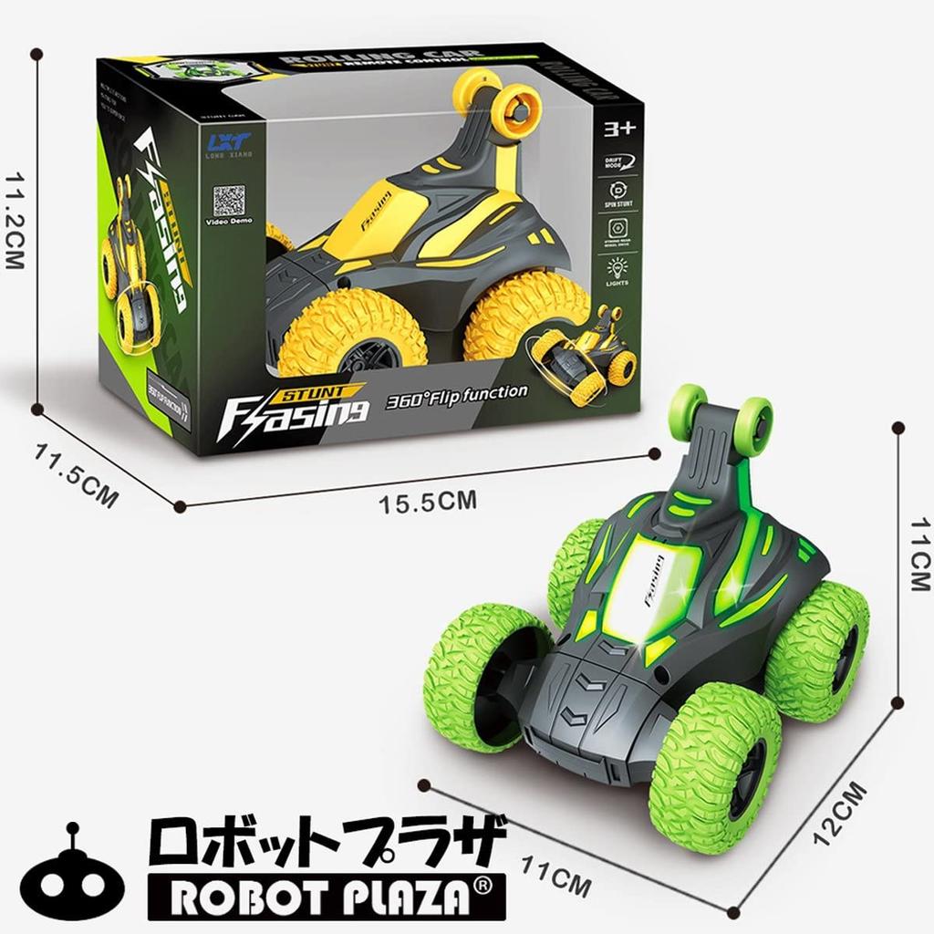 Танцующая радиоуправляемая машина для детей, веселье с непредсказуемыми движениями, трюковая машина, радиоуправляемая машина для использования в помещении, подарок на день рождения для мальчиков (зеленый)