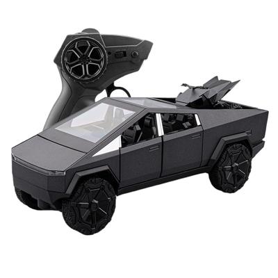 1/24 Tesla Cybertruck Радиоуправляемая Машина Внедорожник Пикап Модель Машины из Сплава Литье под Давлением Машина на Радиоуправлении Подарки Соревновательная Машина Игрушка для Мальчиков Дети