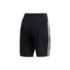 adidas Шорты до колена с 3 полосками женские низ черный FT2877