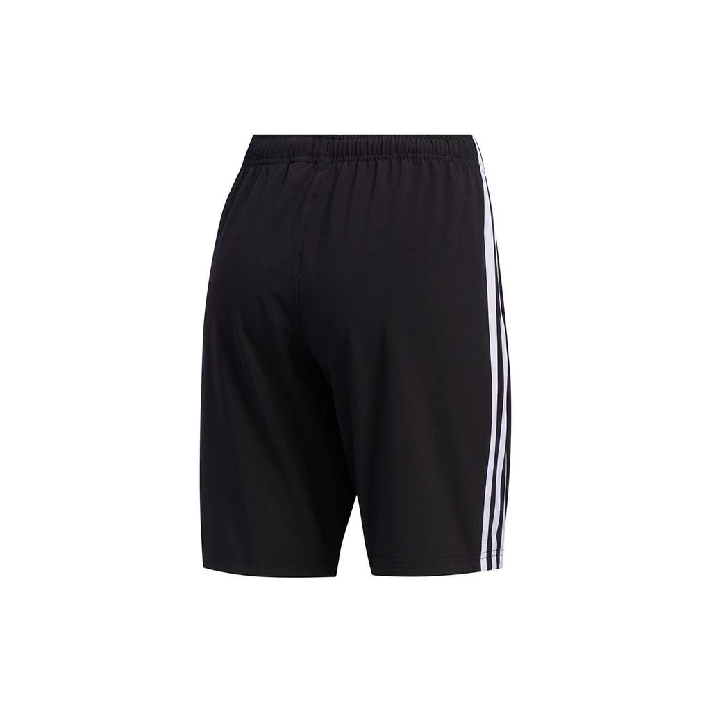 adidas Шорты до колена с 3 полосками женские низ черный FT2877