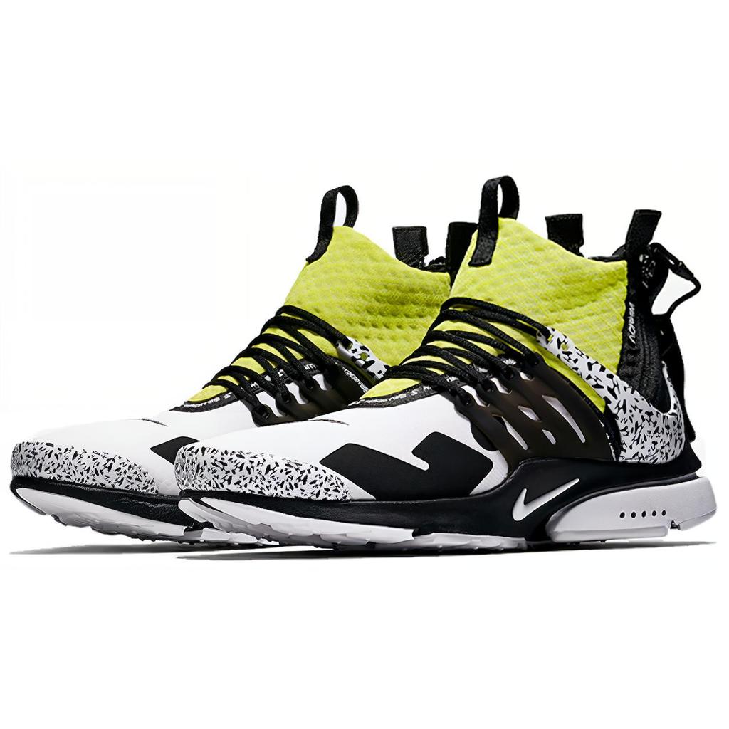 New Nike Air Presto Mid Acronym Dynamic Yellow AH7832-100