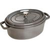 Casserole Zwilling Staub Stewpot Oval 40x33cm Graphite Grey 6.7l (40509-324-0)