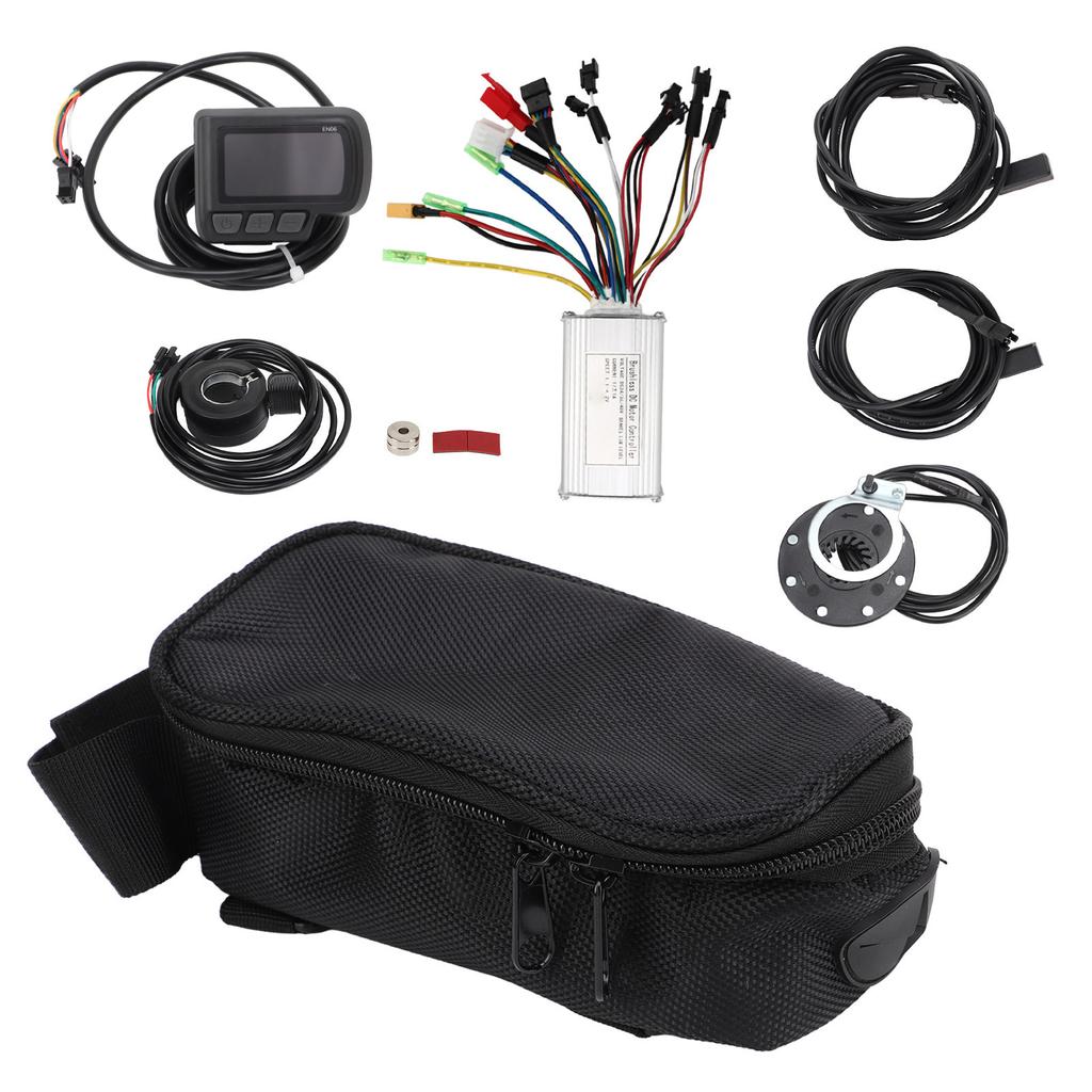 Electric Bike Bicycle Scooter 24V 36V 48V 17A Speed Controller EN06 Display Set with Power Assist Sensor 130x Thumb