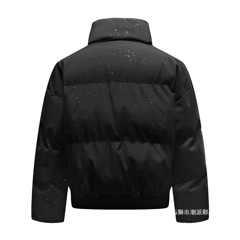 Зимняя куртка в цыганском стиле с воротником-стойкой, парная, ретро, короткая, хлопковая одежда, мужской модный бренд, высококачественная одежда на хлопковой подкладке