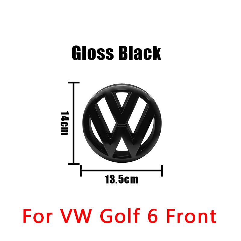 Hub Caps 1Pcs 135mm 110mm VW Golf 6 MK6 For Volkswagen Golf6 2009-2012 Car Rear Trunk Lid Front Grill Emblem Trunk Auto Badge Ac