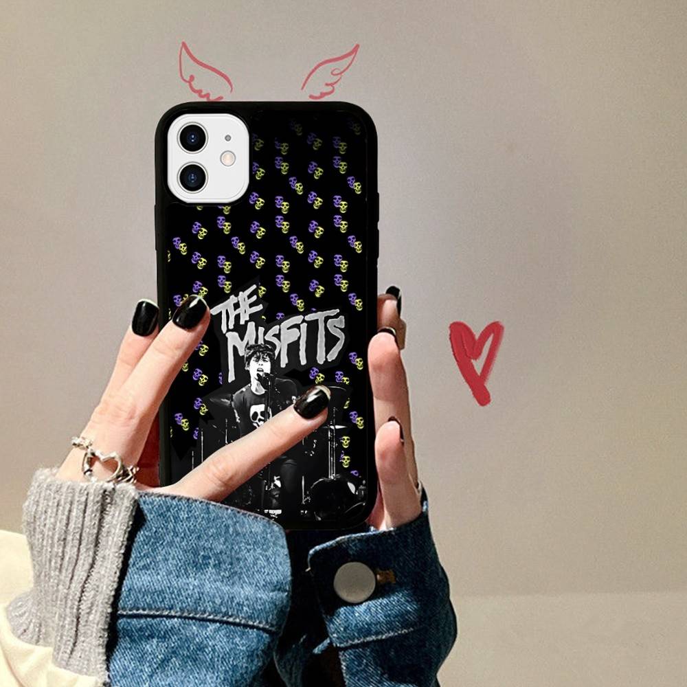 Чехол для телефона The Misfits Гленн Данциг Для IPhone 11 12 13 14 15 16 17 Pro Max Plus PC+TPU Чехол