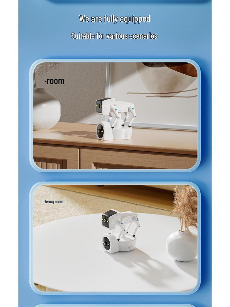 YooSee Wireless HD Night Vision Dog Monitor with Dual-Screen Remote and Mobile Phone Connectivity